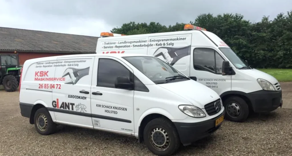 Biler fra KSK Maskinservice